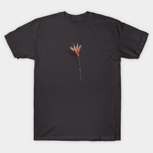 Low Poly Orange Tulip T-Shirt